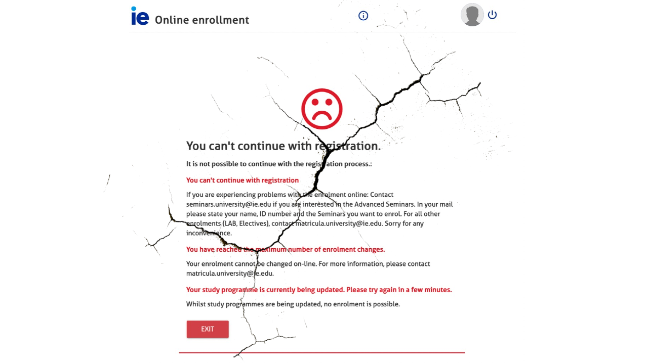 Early Thesis stress as BBA students encounter crashed enrolment platform