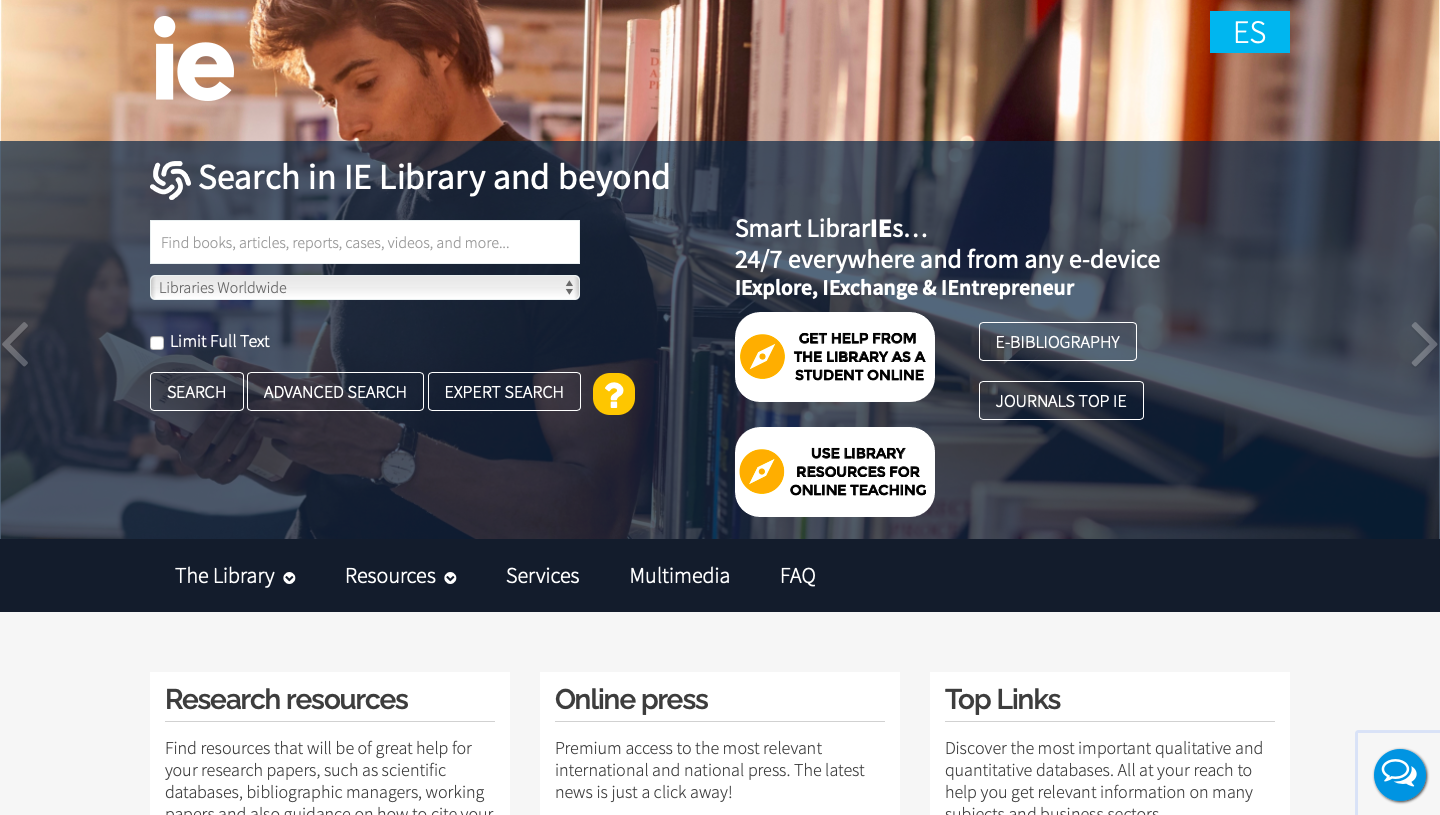 IE Library to launch weekly training sessions