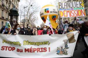 French Teachers on Strike