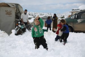 Snow Storm in Syria
