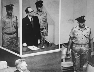 Adolf Eichmann court counts Jerusalem war crimes 1961.jpg