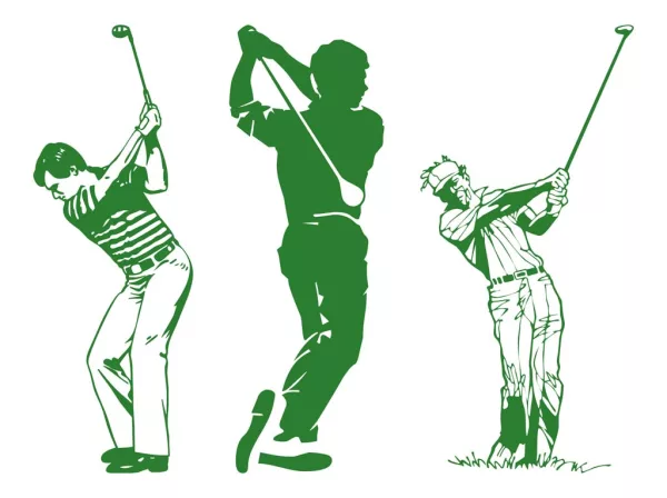 FreeVector Golfers Vector