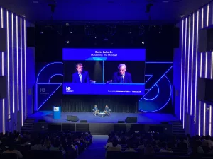 Carlos Sainz en IE University: “Why not?”