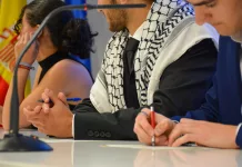 MENA Club Partners With Debate Club for IE’s First Ever Mock Arab League Conference MENA Club and Debate Club MINIMUN