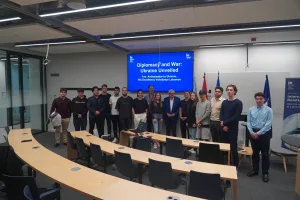 Ex-Ambassador of Ukraine Visits IE University: Discussion on Diplomacy and War in Ukraine